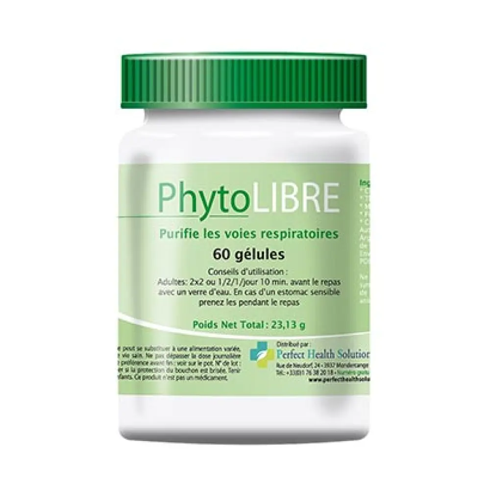 Phytolibre complexe de plantes respiratoires - 60 gélules — Perfect Health Solutions